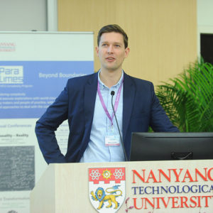 Mikhail Filippov (School of Physical and Mathematical Sciences, Nanyang Technological University) welcomes attendees to the second day of the conference. 