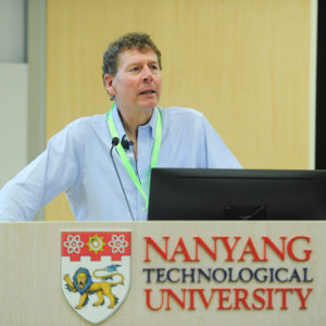 Paul Matthews (Imperial College London, UK) gives his talk, "Understanding individual variation through the brain functional connectome."